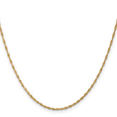 14K 30 inch 1.40mm Singapore with Spring Ring Clasp Chain